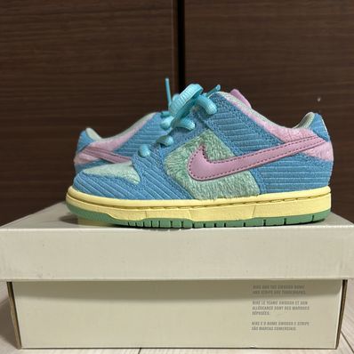 VERDY × Nike SB Dunk Low Pro QS "Visty/Blue Gaze and Enamel Green"