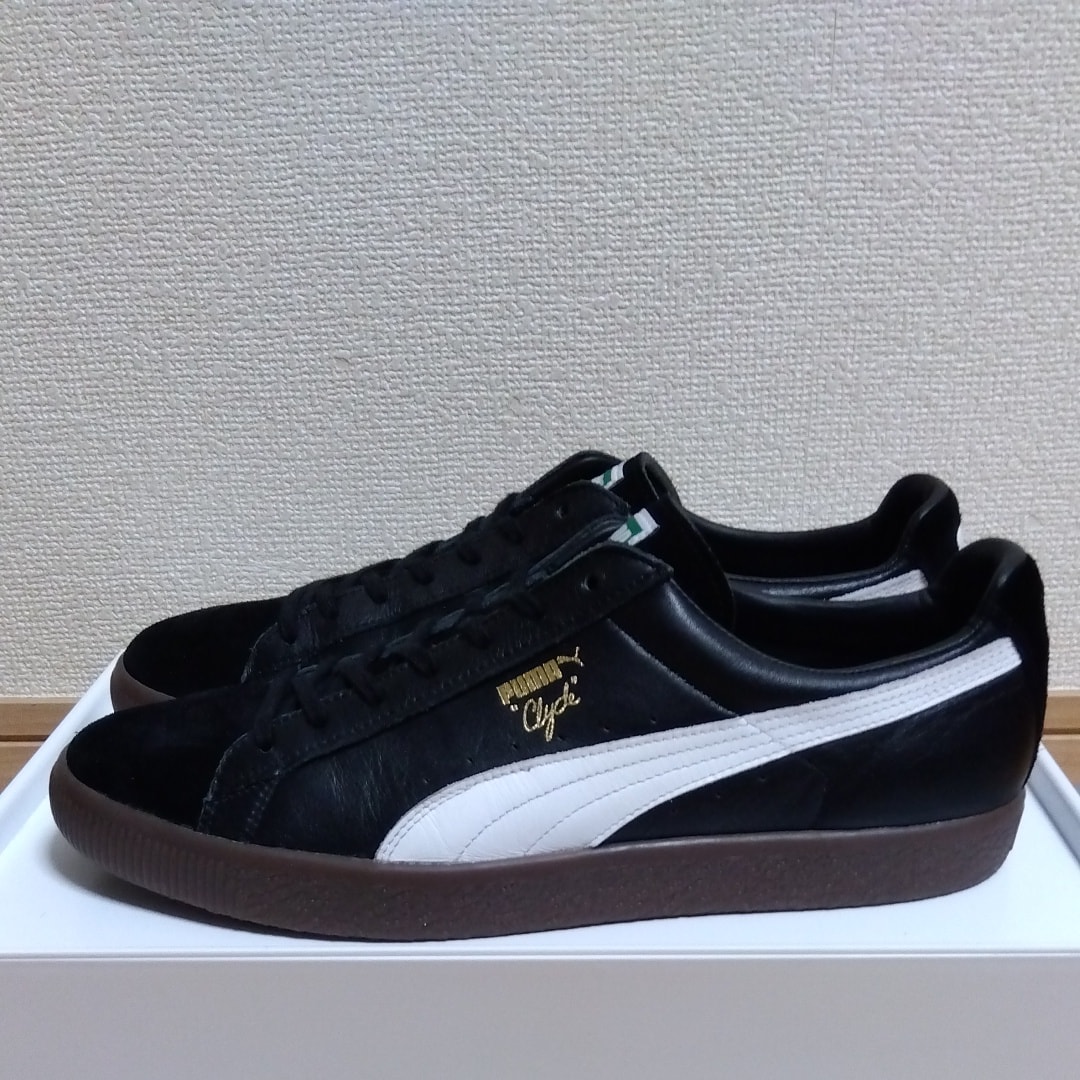 Puma Clyde MIJ GS "Black/White"