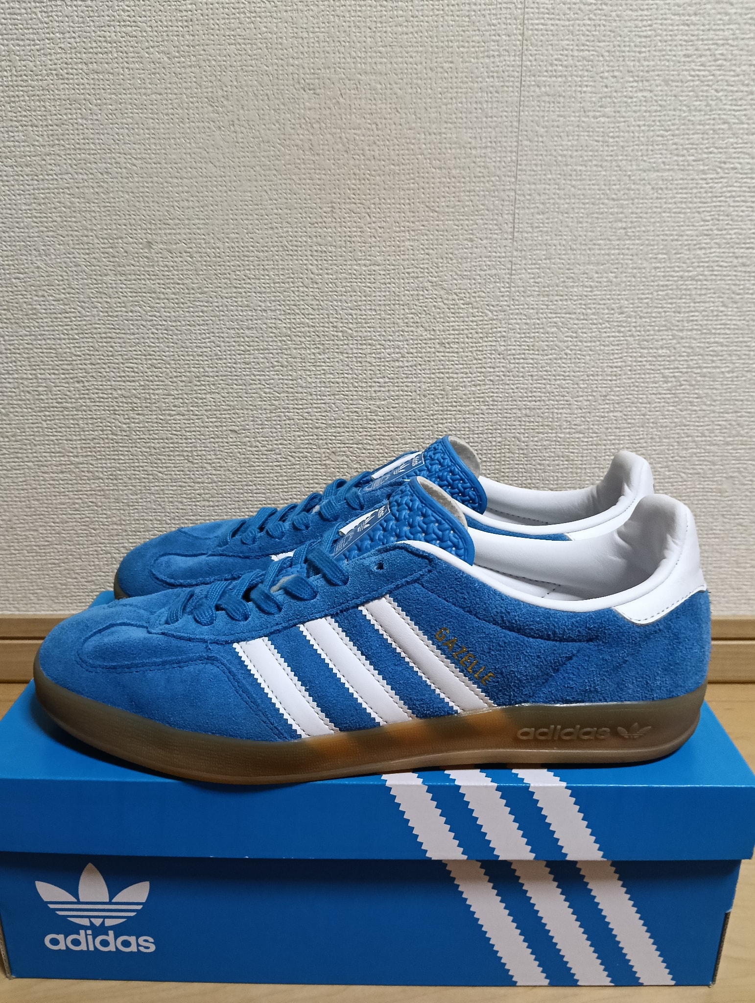adidas Gazelle Indoor "Bluebird/Footwear White/Gum"