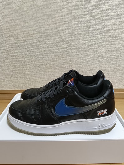 KITH × Nike Air Force 1 Low New York Knicks "Black/Brilliant Orange/Rush/Brilliant White"