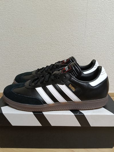 adidas Samba "Core Black/Footwear White/Vivid Red"