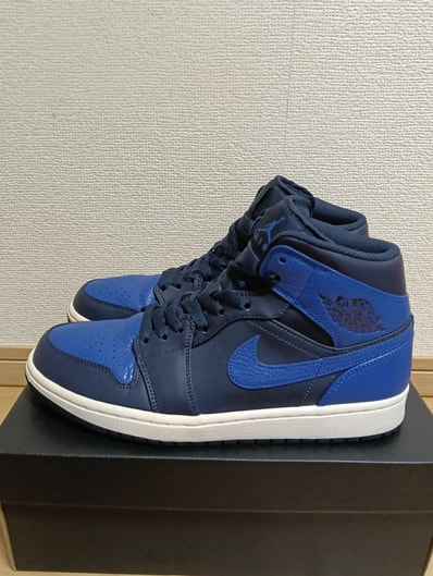 Nike Air Jordan 1 Mid "Obsidian Game Royal"