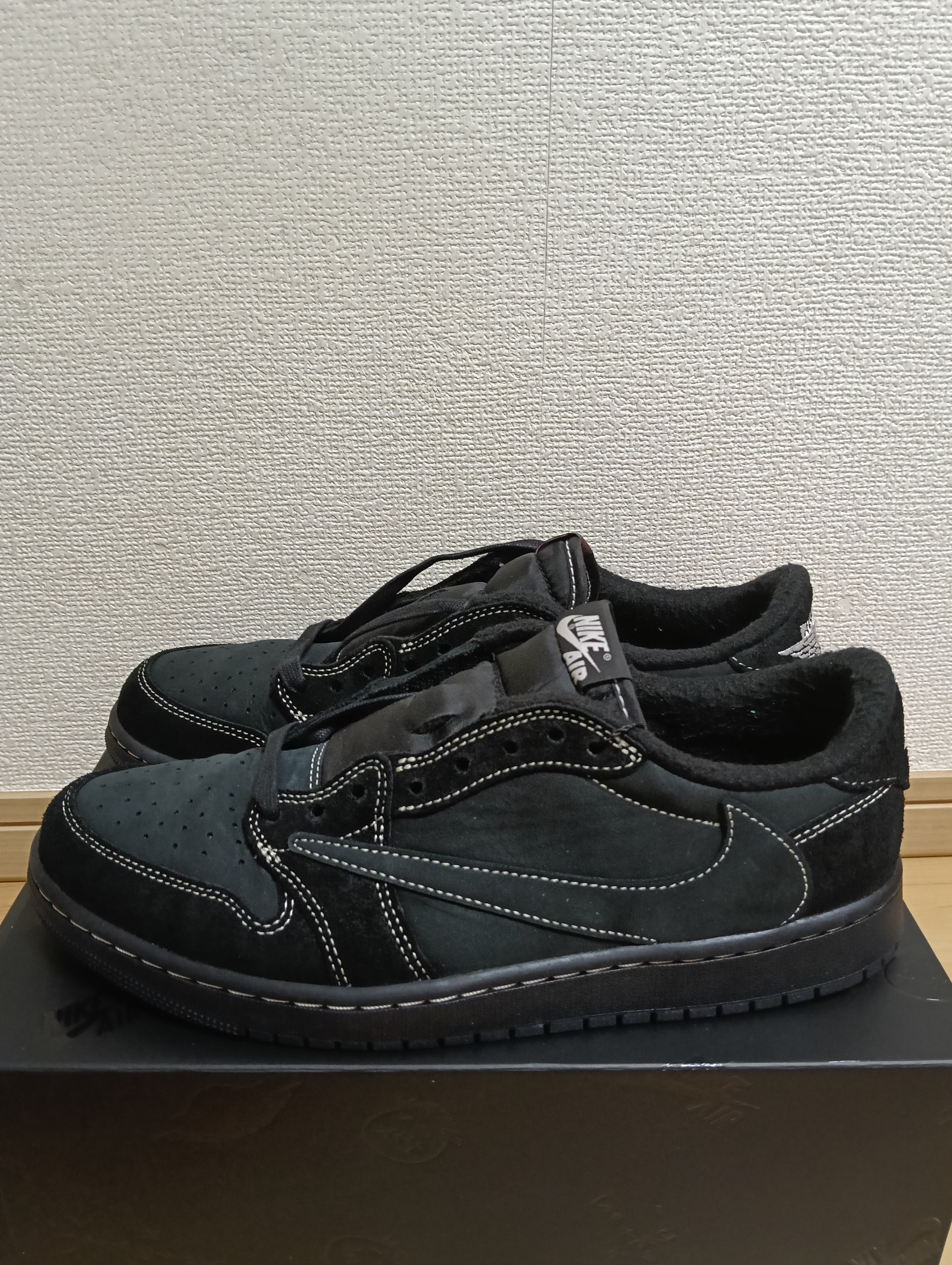 Travis Scott × Nike Air Jordan 1 Low OG SP "Black Phantom"
