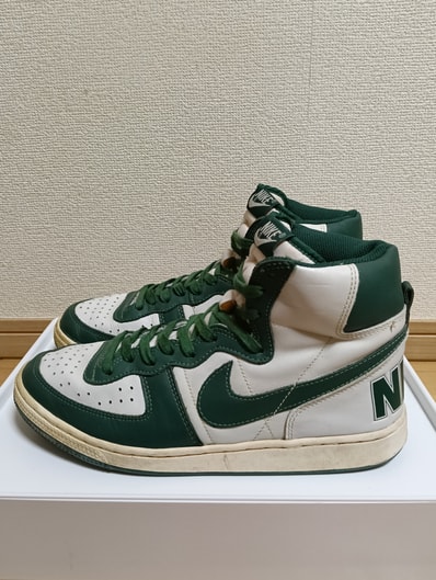 Nike Terminator High VNTG "Swan/Noble Green/Washed Green"