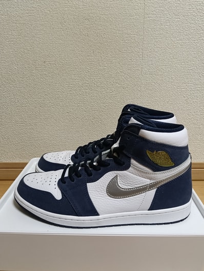 Nike Air Jordan 1 High OG CO.JP "White/Midnight Navy" (2020) (Standard Box)
