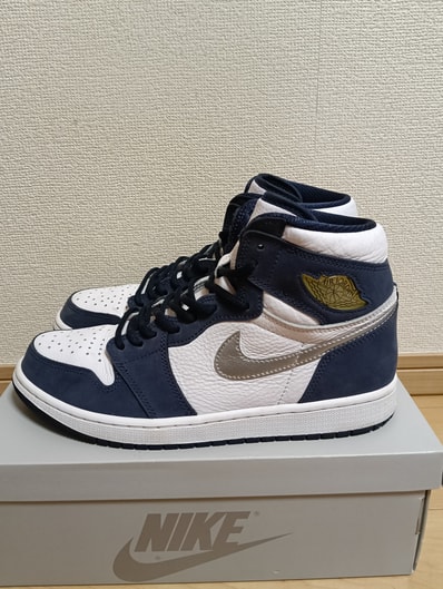 Nike Air Jordan 1 High OG CO.JP "White/Midnight Navy" (2020) (Standard Box)