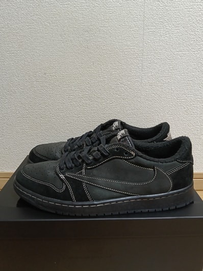 Travis Scott × Nike Air Jordan 1 Low OG SP "Black Phantom"