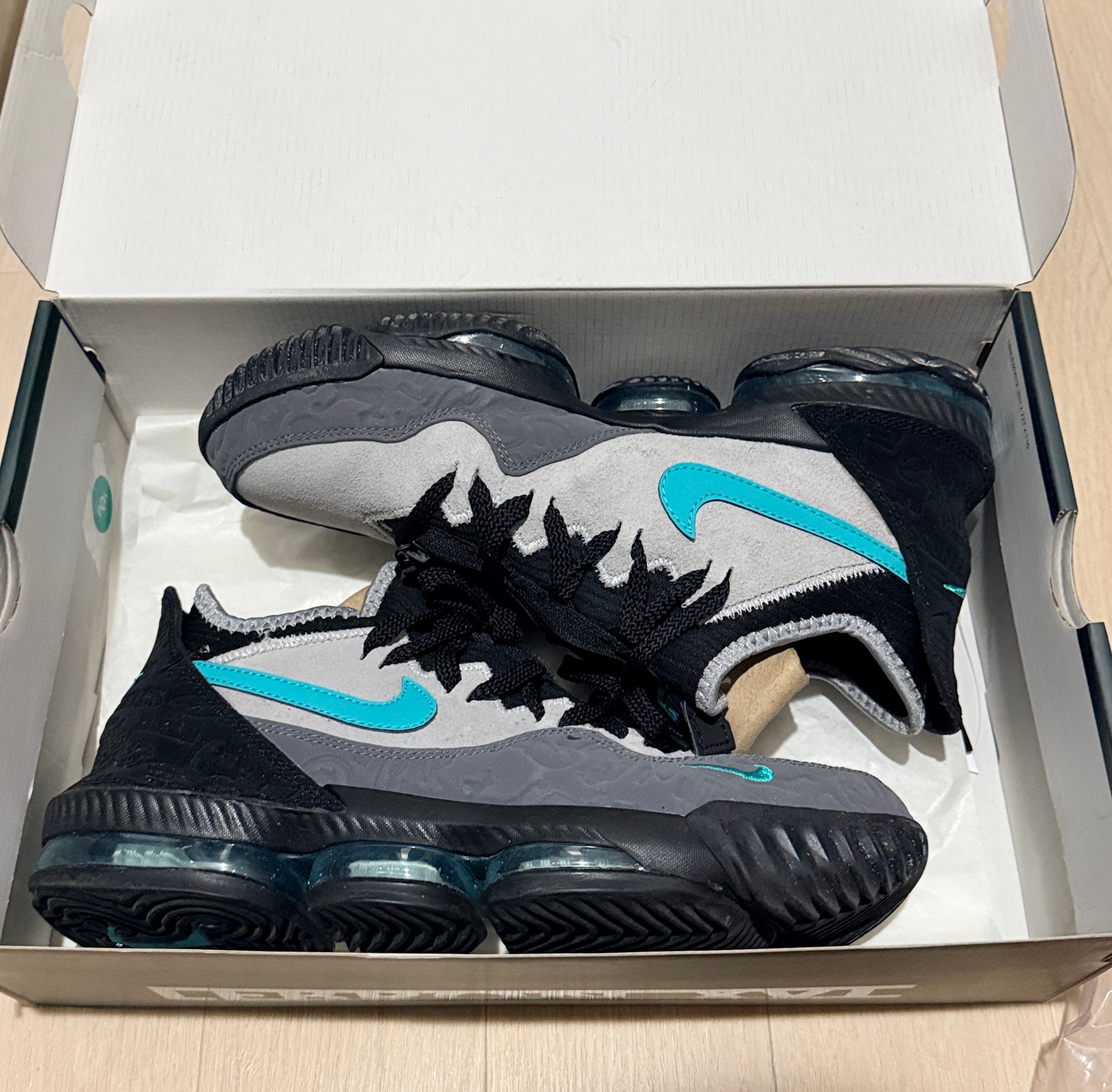 atmos × Nike LeBron 16 "Clear Jade"