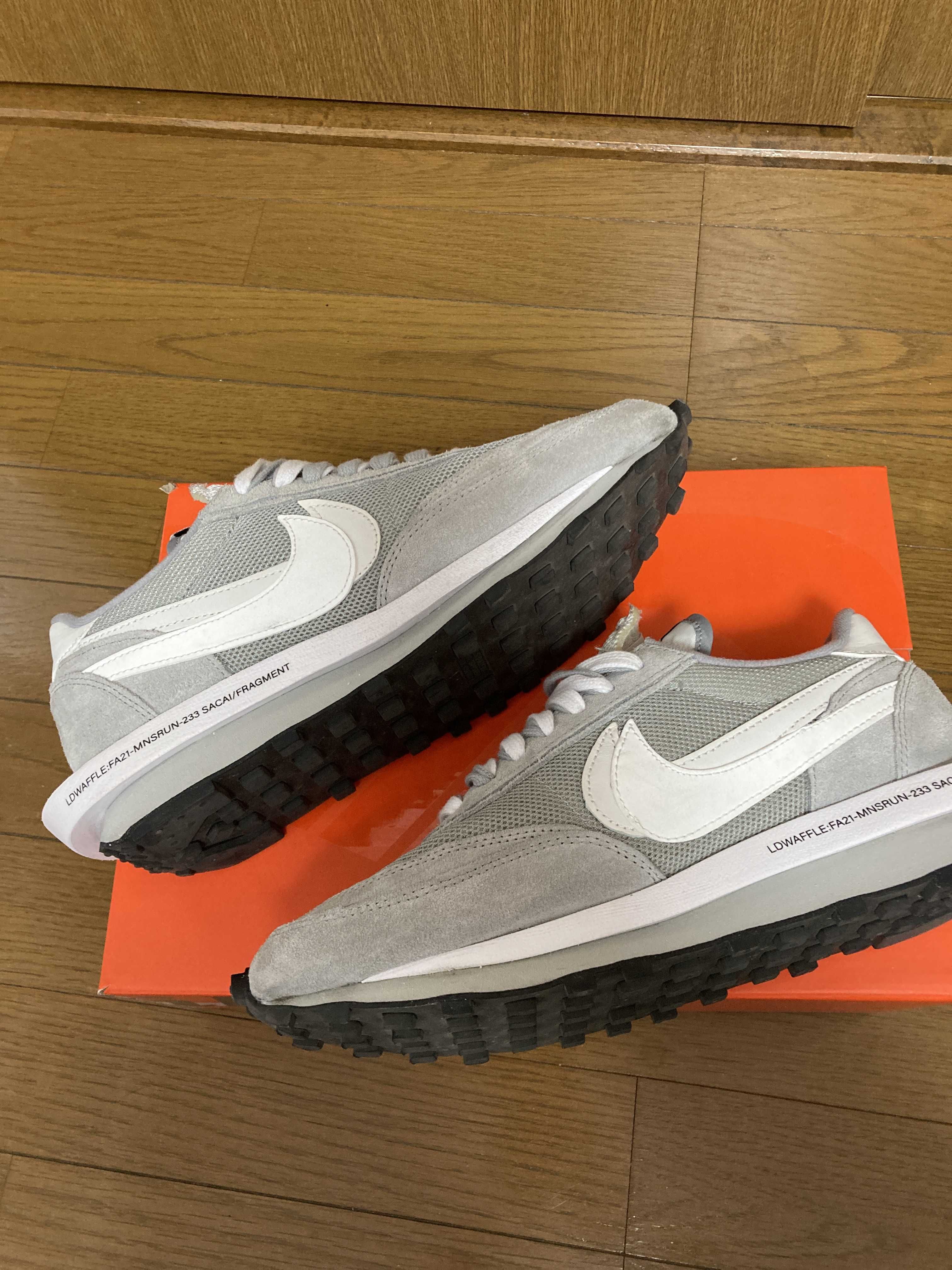 Fragment × sacai × Nike LD Waffle "Light Smoke Grey"