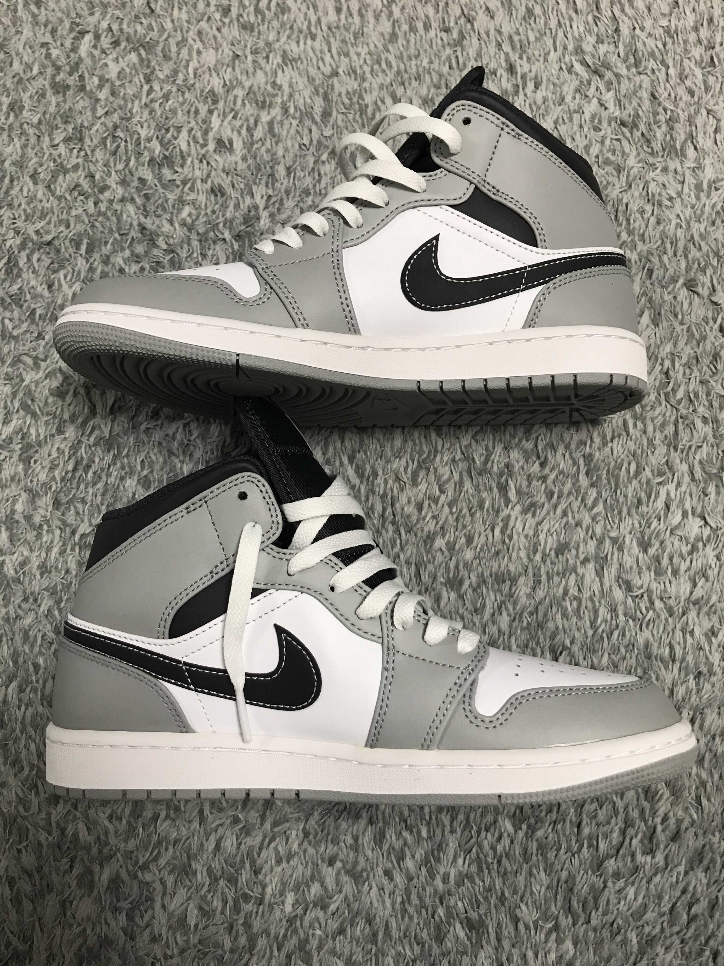 Nike Air Jordan 1 Mid "Grey White/Anthracite"