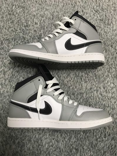 Nike Air Jordan 1 Mid "Grey White/Anthracite"