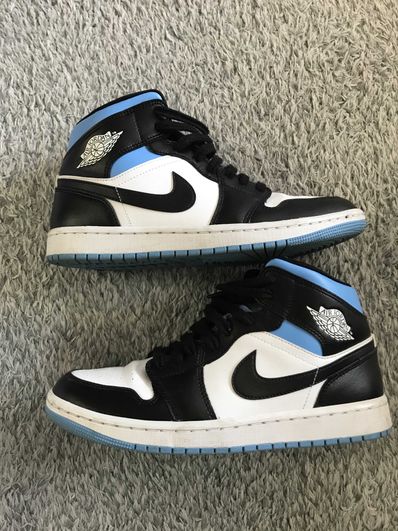 Nike Women's Air Jordan 1 Mid "Black/University Blue"