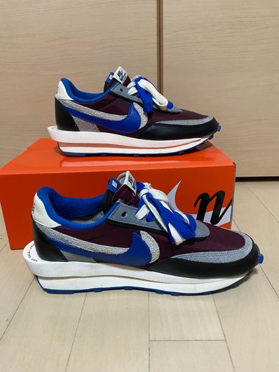 UNDERCOVER × sacai × Nike LD Waffle "Night Maroon/Pale Ivory-Ground Grey-Team Royal"