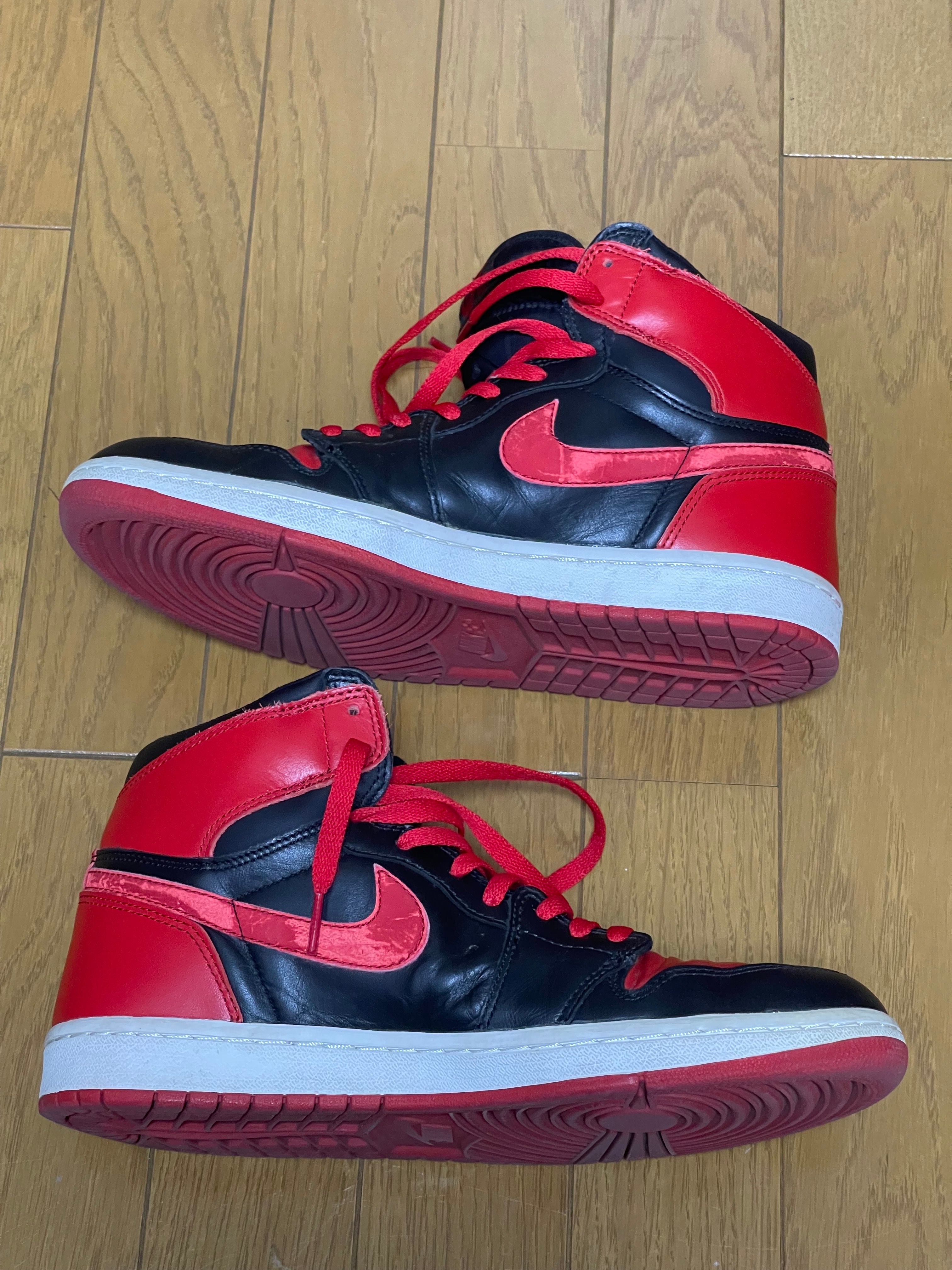 Nike Air Jordan 1 Retro High "Black Varsity Red/Bred"(2001)