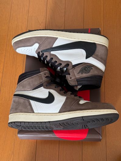 Travis Scott × Nike Air Jordan 1 Retro High OG TS SP "Sail/Dark Mocha"