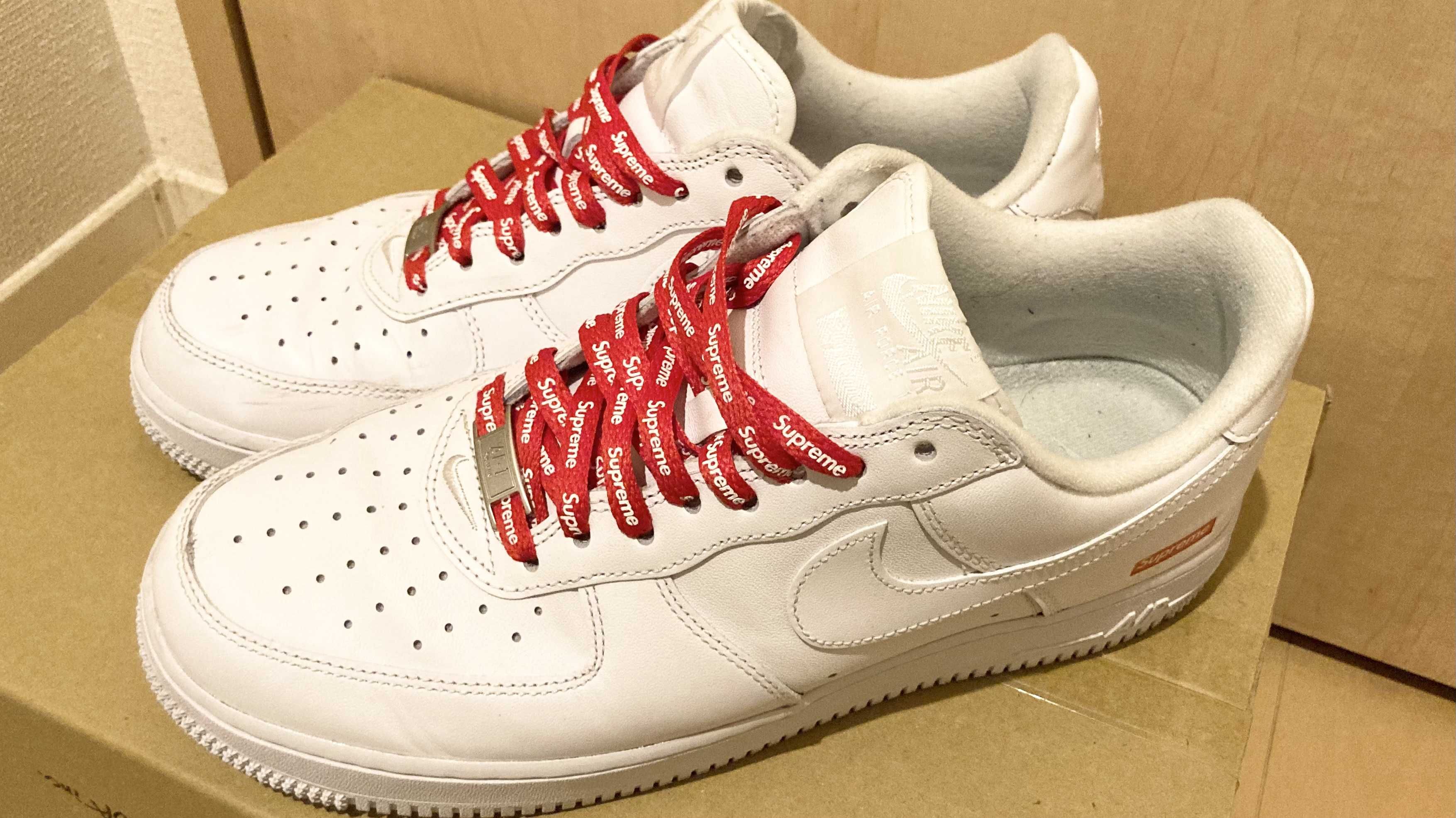 Supreme × Nike Air Force 1 Low "White"