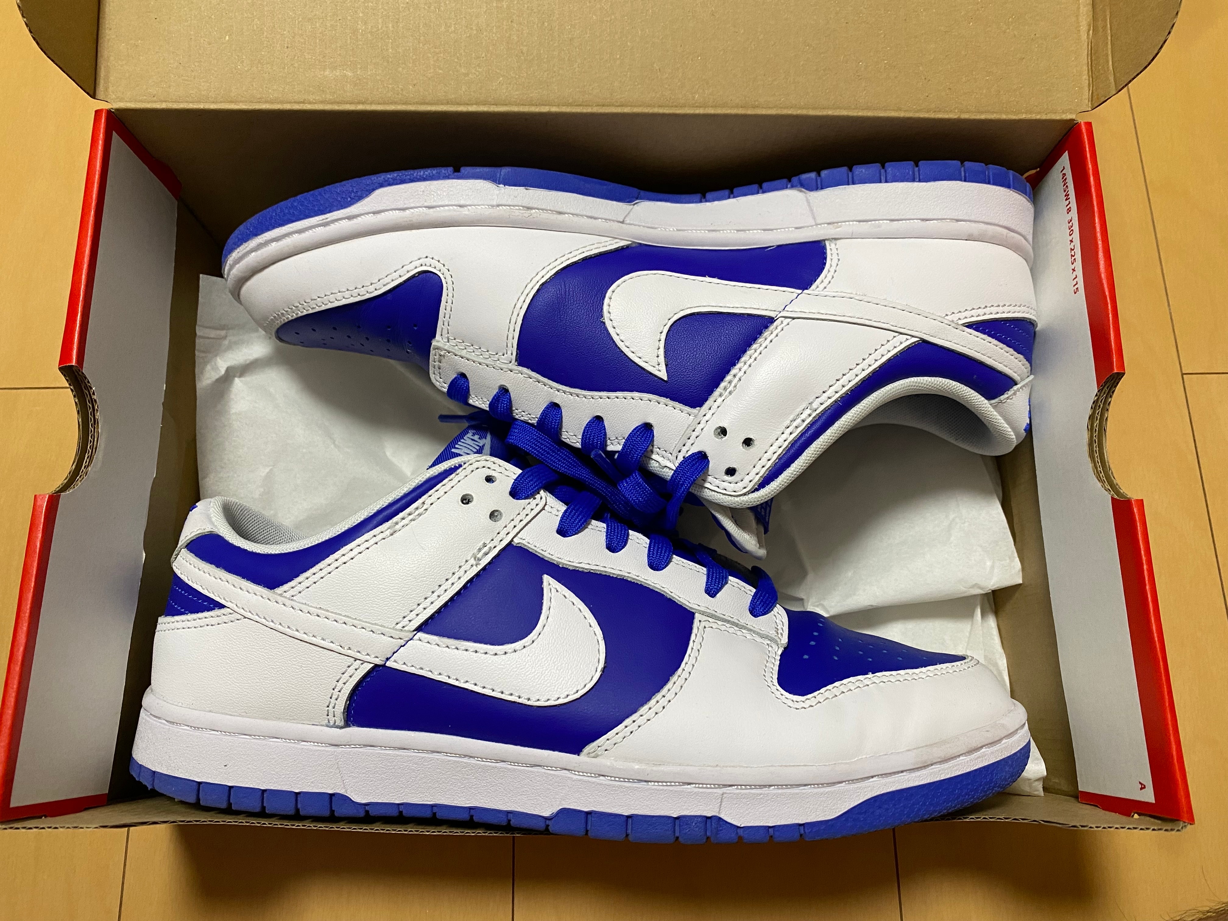 Nike Dunk Low Retro "Racer Blue and White"