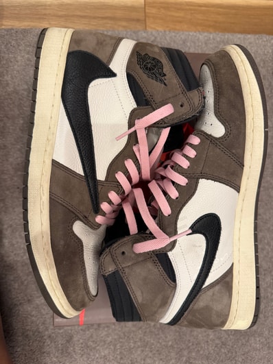Travis Scott × Nike Air Jordan 1 Retro High OG TS SP "Sail/Dark Mocha"