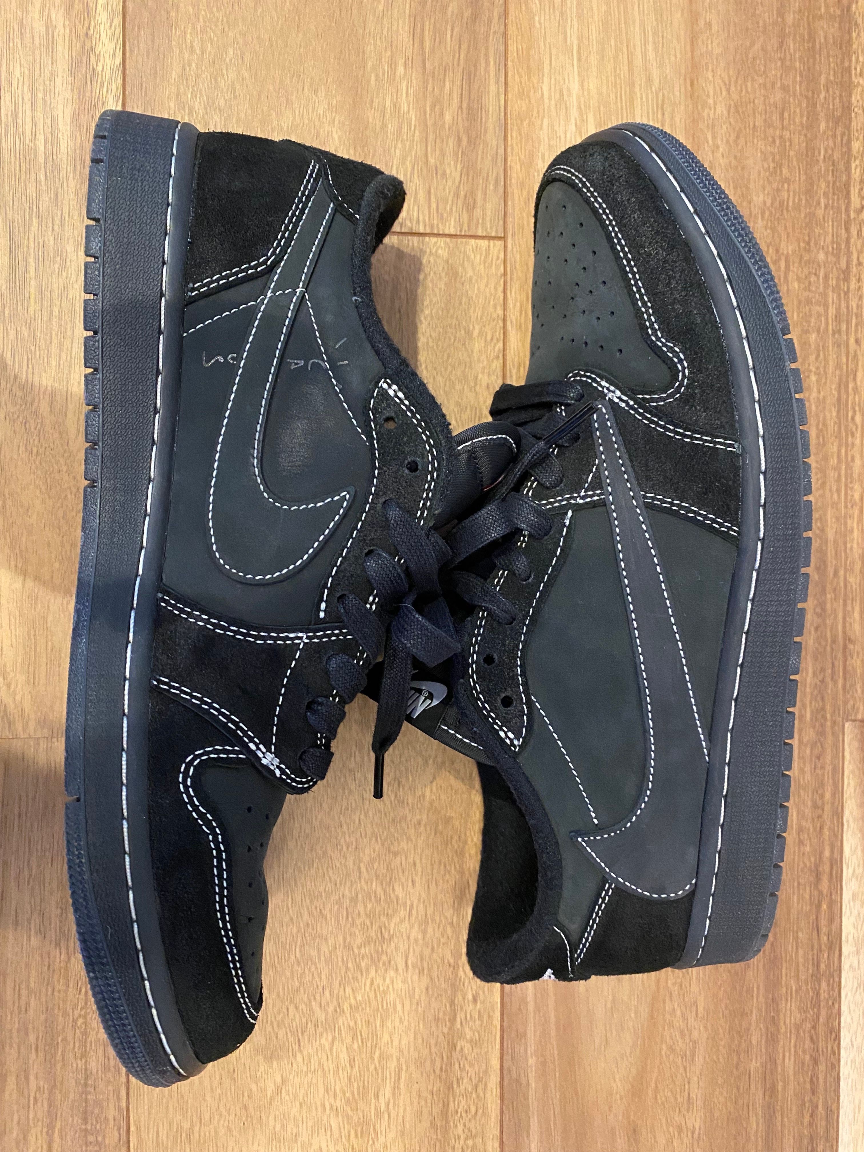 Travis Scott × Nike Air Jordan 1 Low OG SP "Black Phantom"