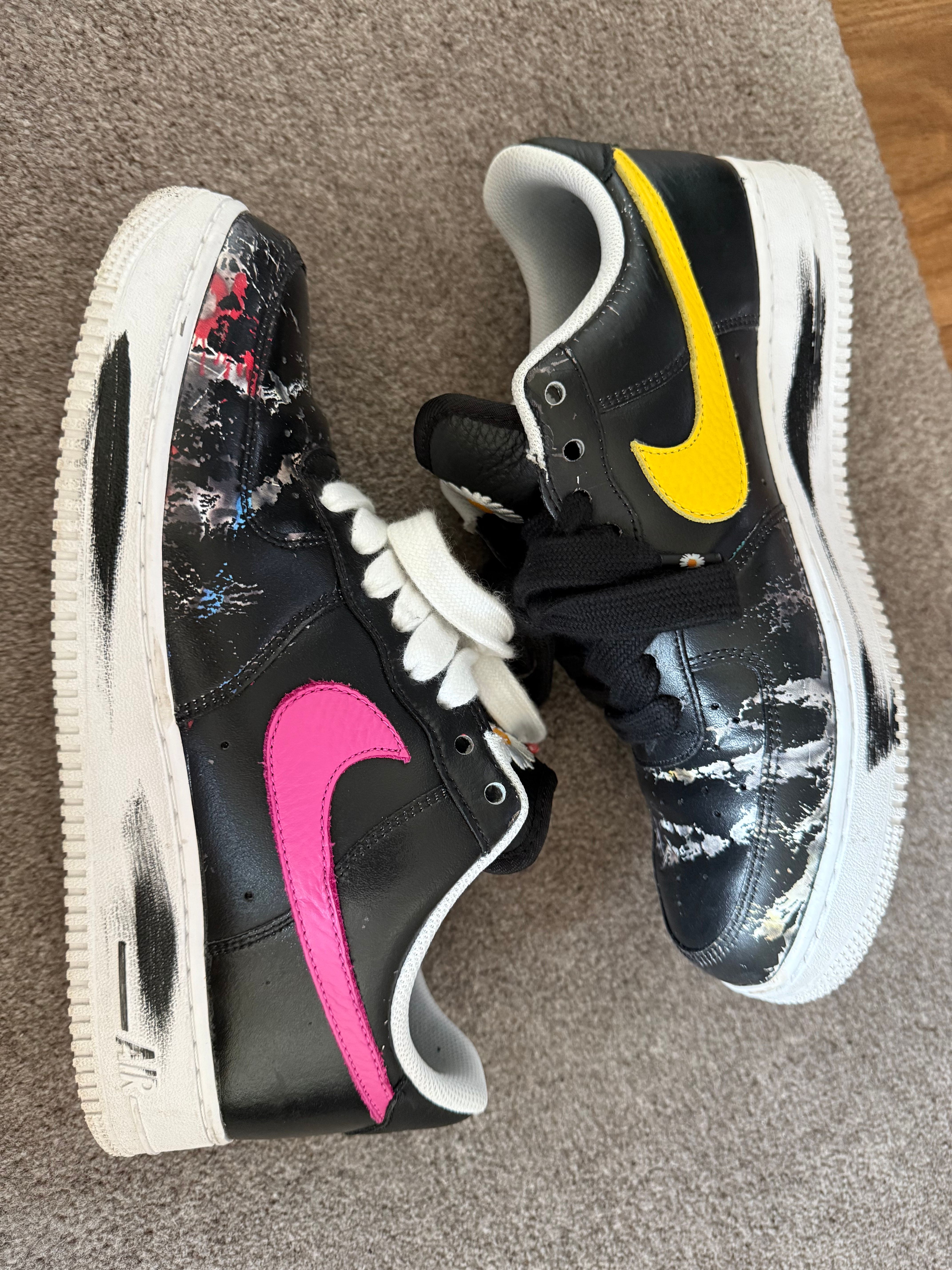 PEACEMINUSONE × Nike Air Force 1 Low '07 Para-Noise 3.0 "Black and Multi-Color" / G-DRAGON