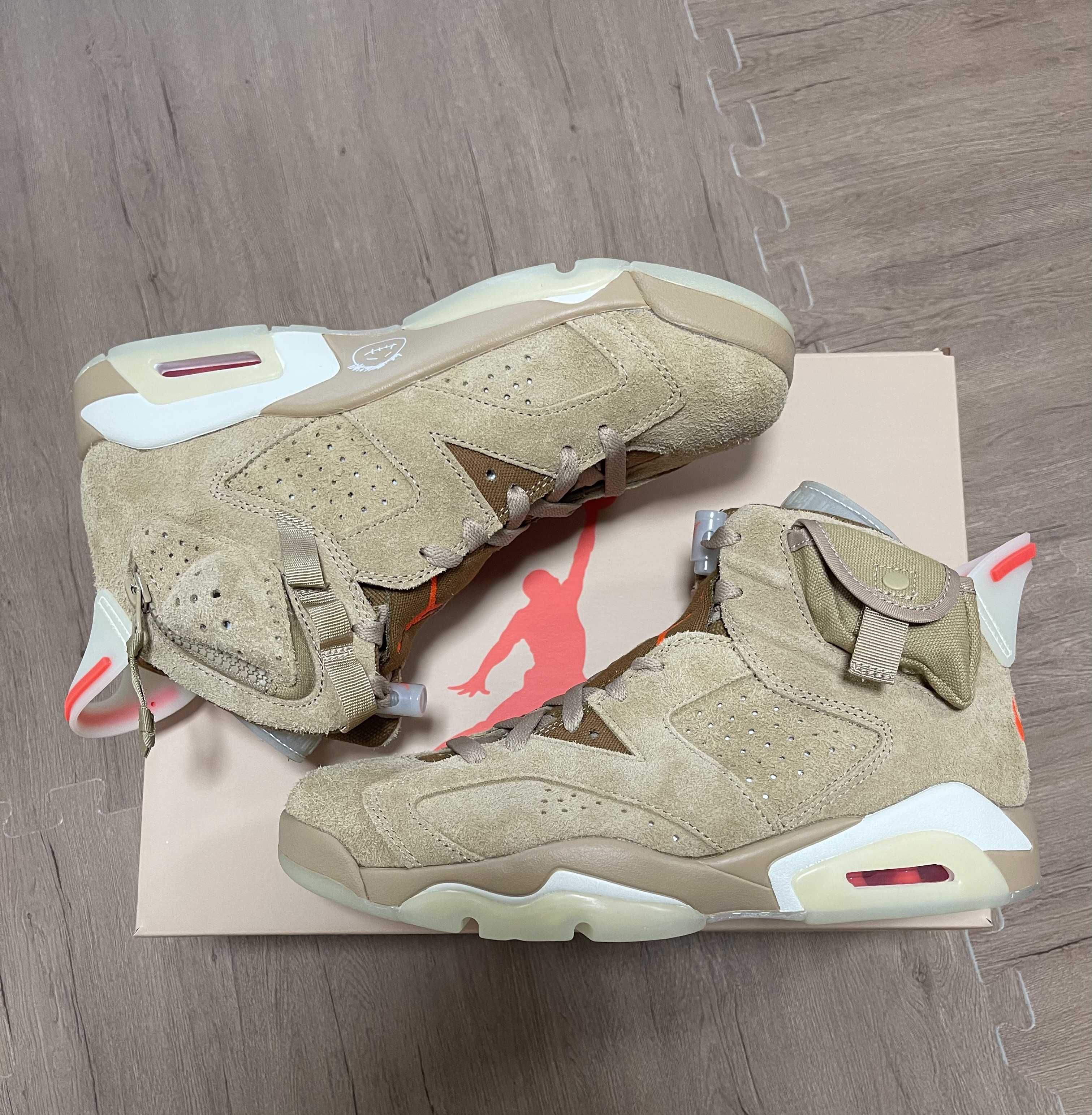 Travis Scott × Nike Air Jordan 6 "British Khaki"