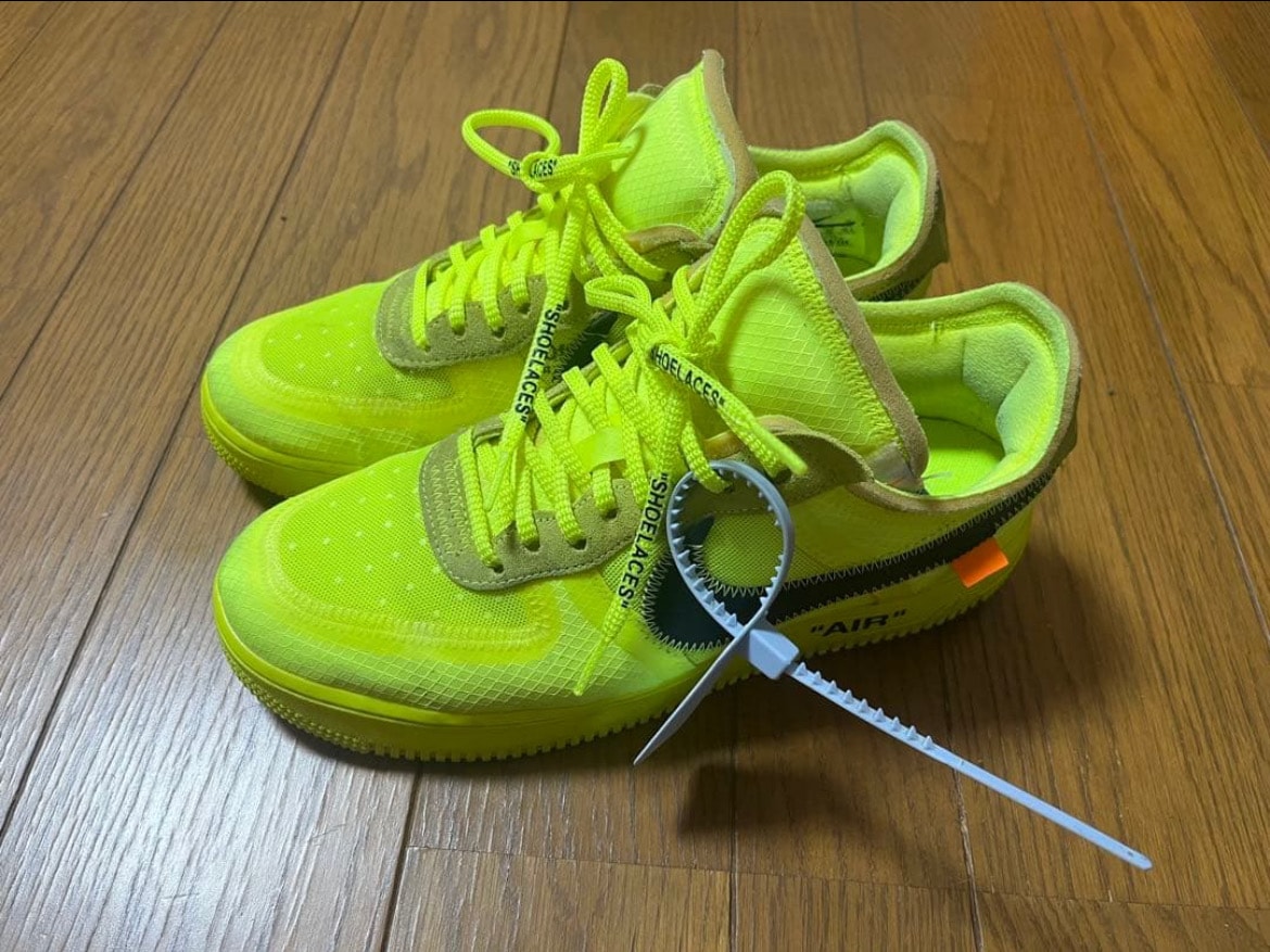 Off-White × Nike Air Force 1 Low "Volt"