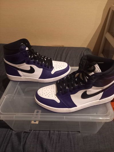 Nike Air Jordan 1 Retro High OG "Court Purple White/Black" (2020)