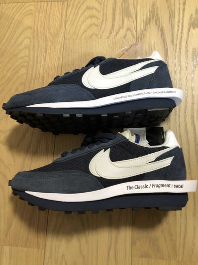 Fragment × sacai × Nike LD Waffle "Blackended Blue"