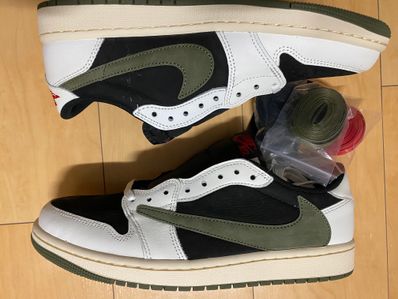 Travis Scott × Nike Women's Air Jordan 1 Low OG "Medium Olive"