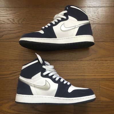 Nike GS Air Jordan 1 High OG CO.JP "Midnight Navy" (2020)(ブリーフケースなし)