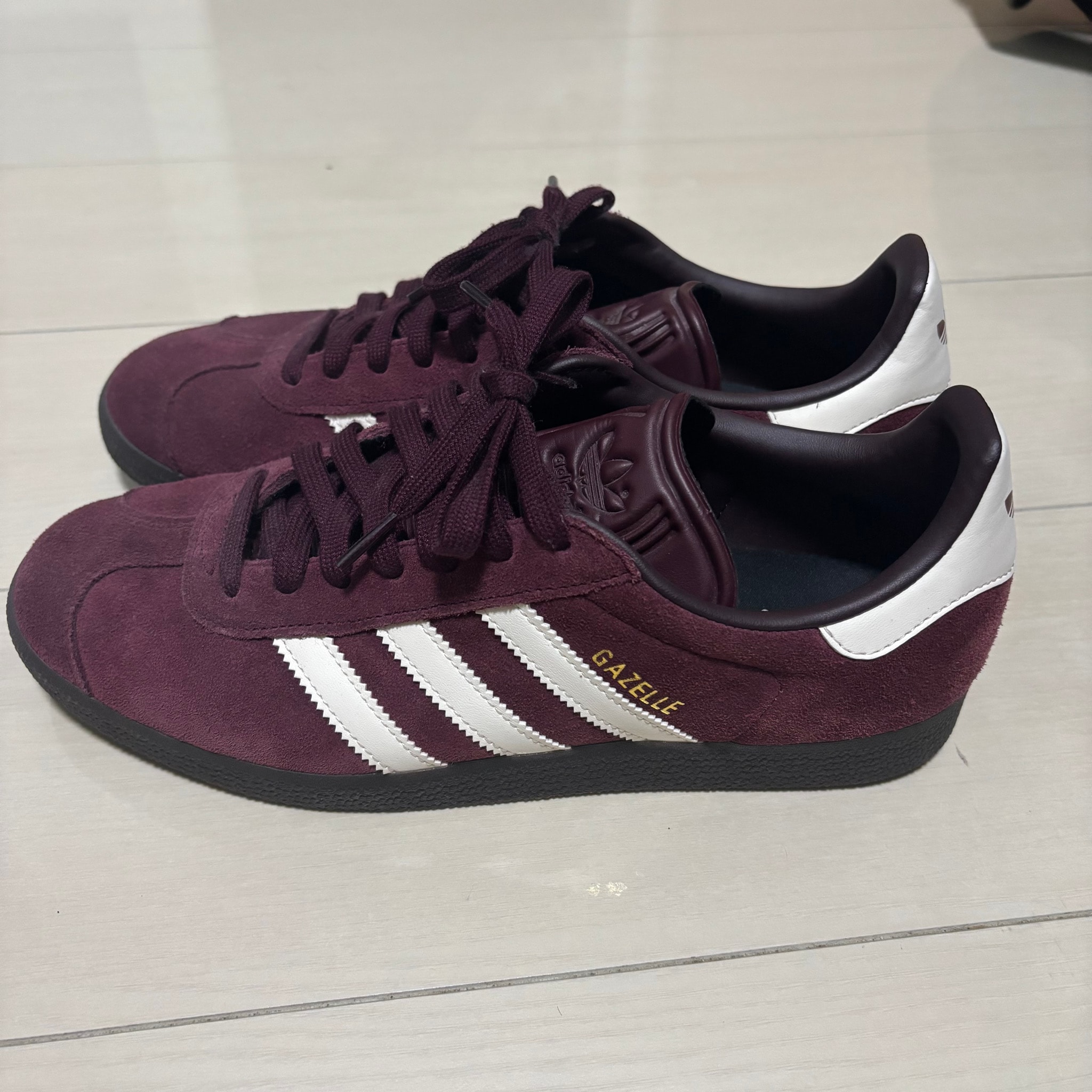 adidas Gazelle "Maroon/Chalk White/Gum"