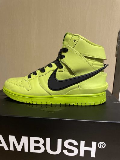 AMBUSH × NIKE DUNK HIGH "FLASH LIME"