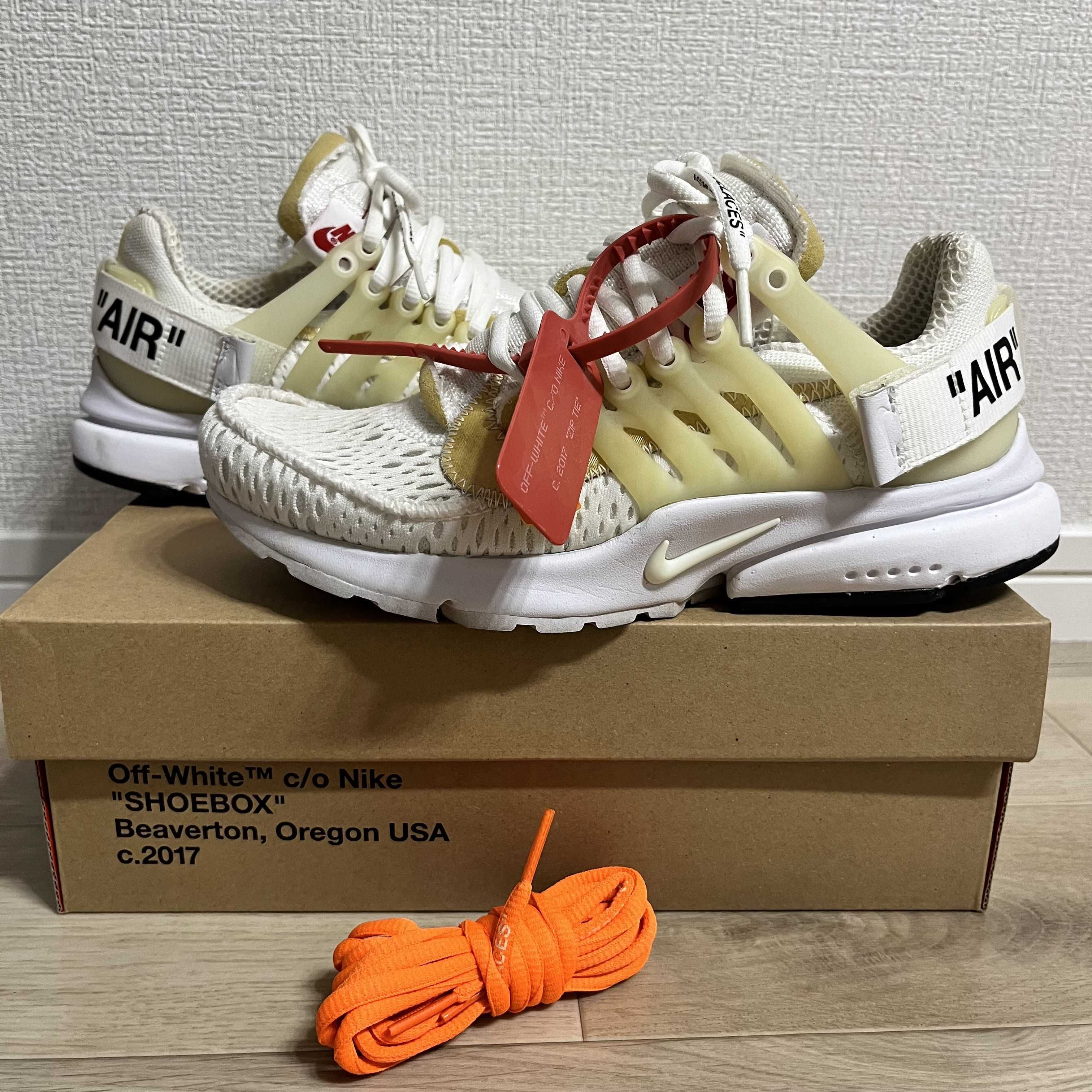 Off-White × Nike Air Presto "White/Black/Cone"