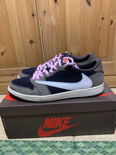 Travis Scott × Nike Air Jordan 1 Low OG SP-T "Black/Dark Mocha"