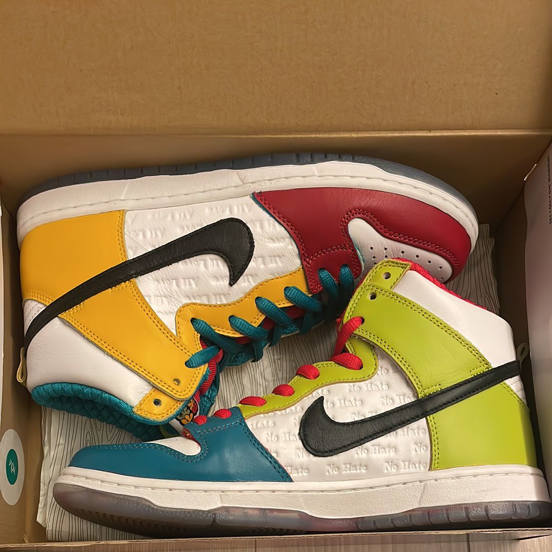 froSkate × Nike SB Dunk High Pro QS "All Love"