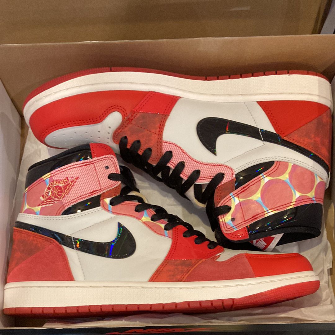 Spider-Man × Nike Air Jordan 1 Retro High OG SP "Spider-Man: Across the Spider-Verse/University Red"