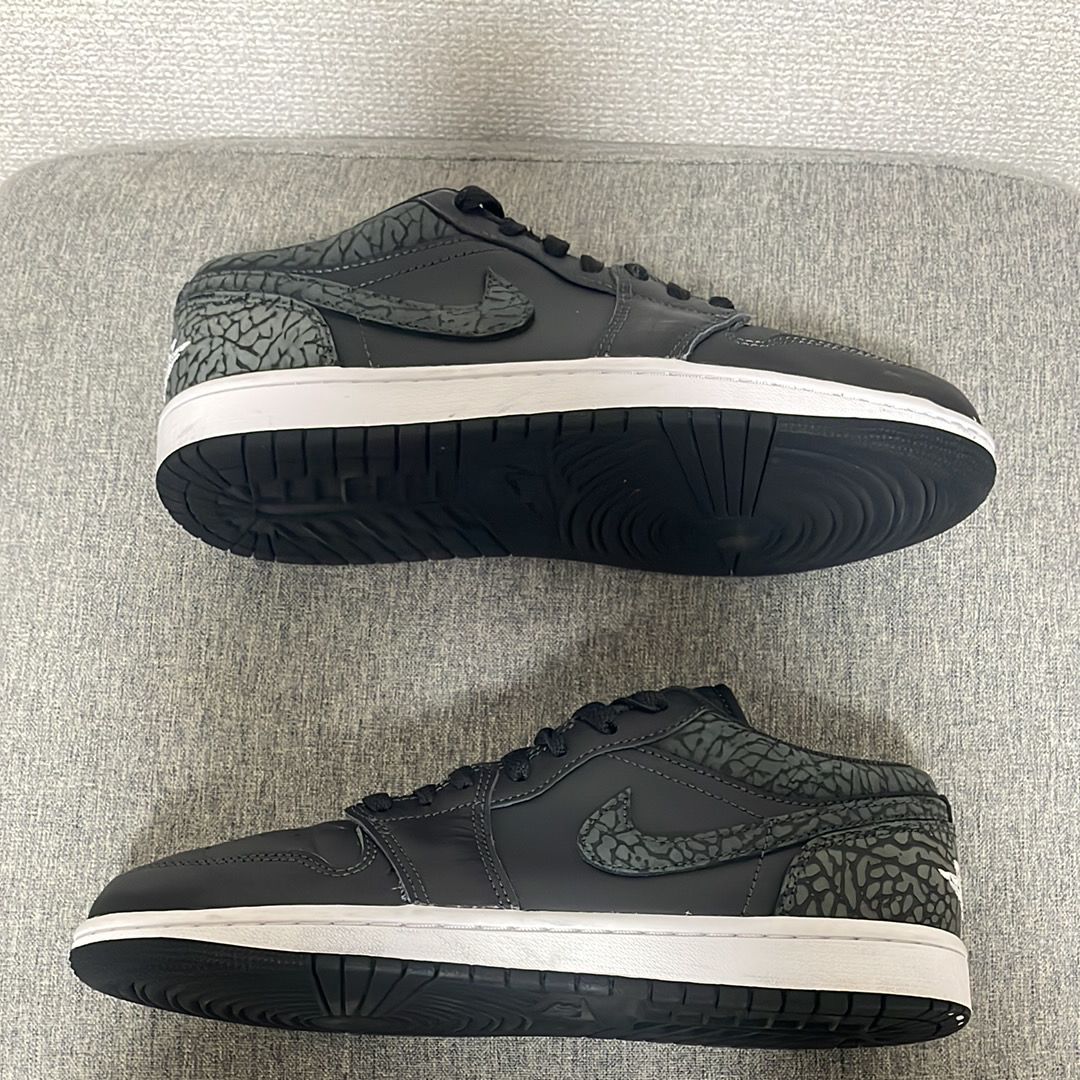 Nike Air Jordan 1 Low "Black Elephant/Safari"