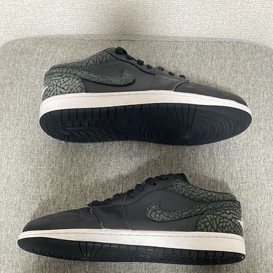 Nike Air Jordan 1 Low "Black Elephant/Safari"