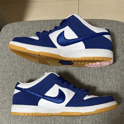 Nike SB Dunk Low "Los Angeles Dodgers/Deep Royal Blue"