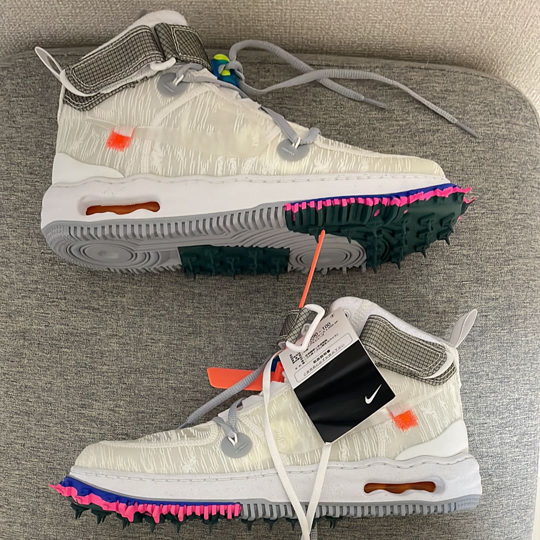 Off-White × Nike Air Force 1 Mid "White"