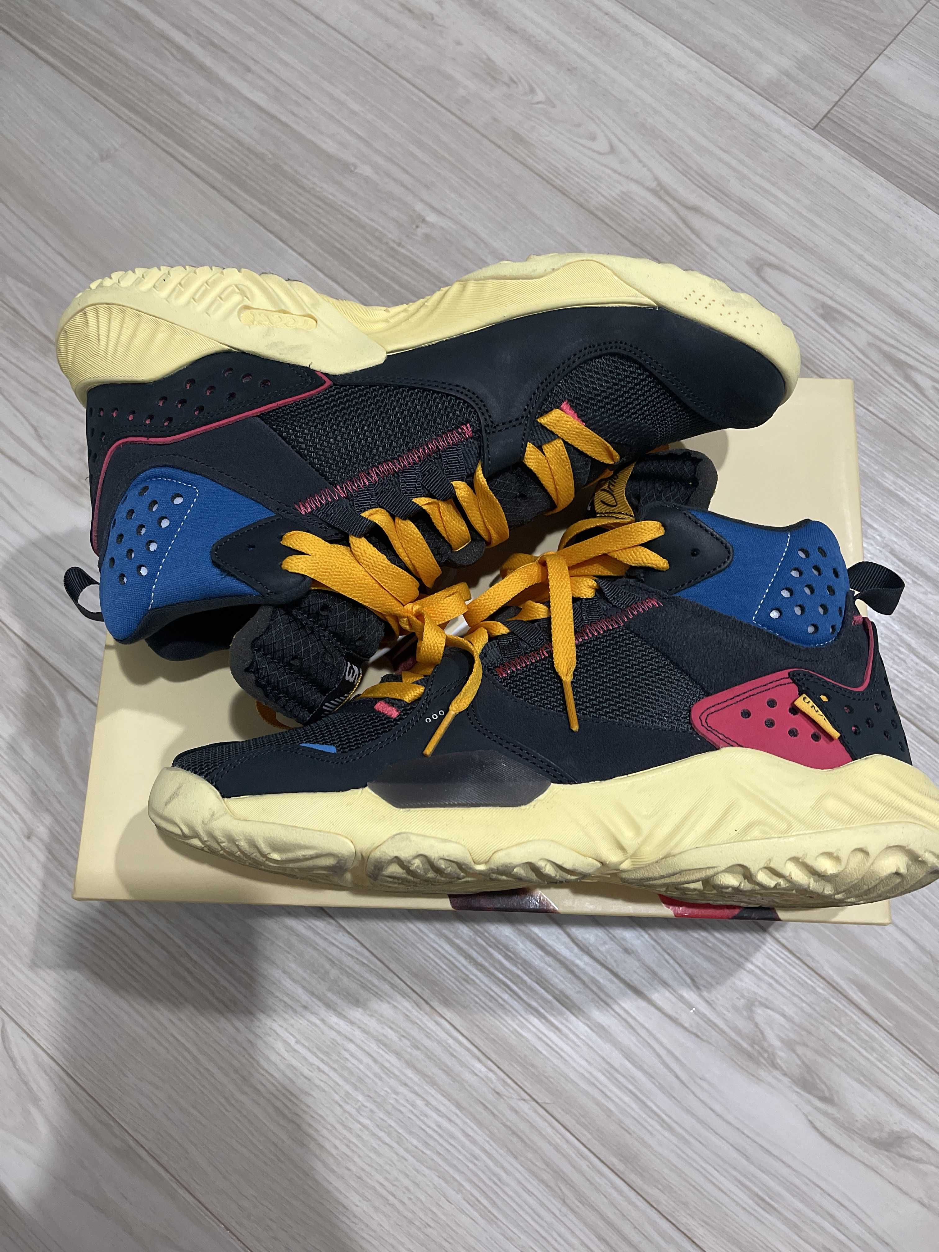 UNION × Nike Jordan Delta Mid "Off Noir"