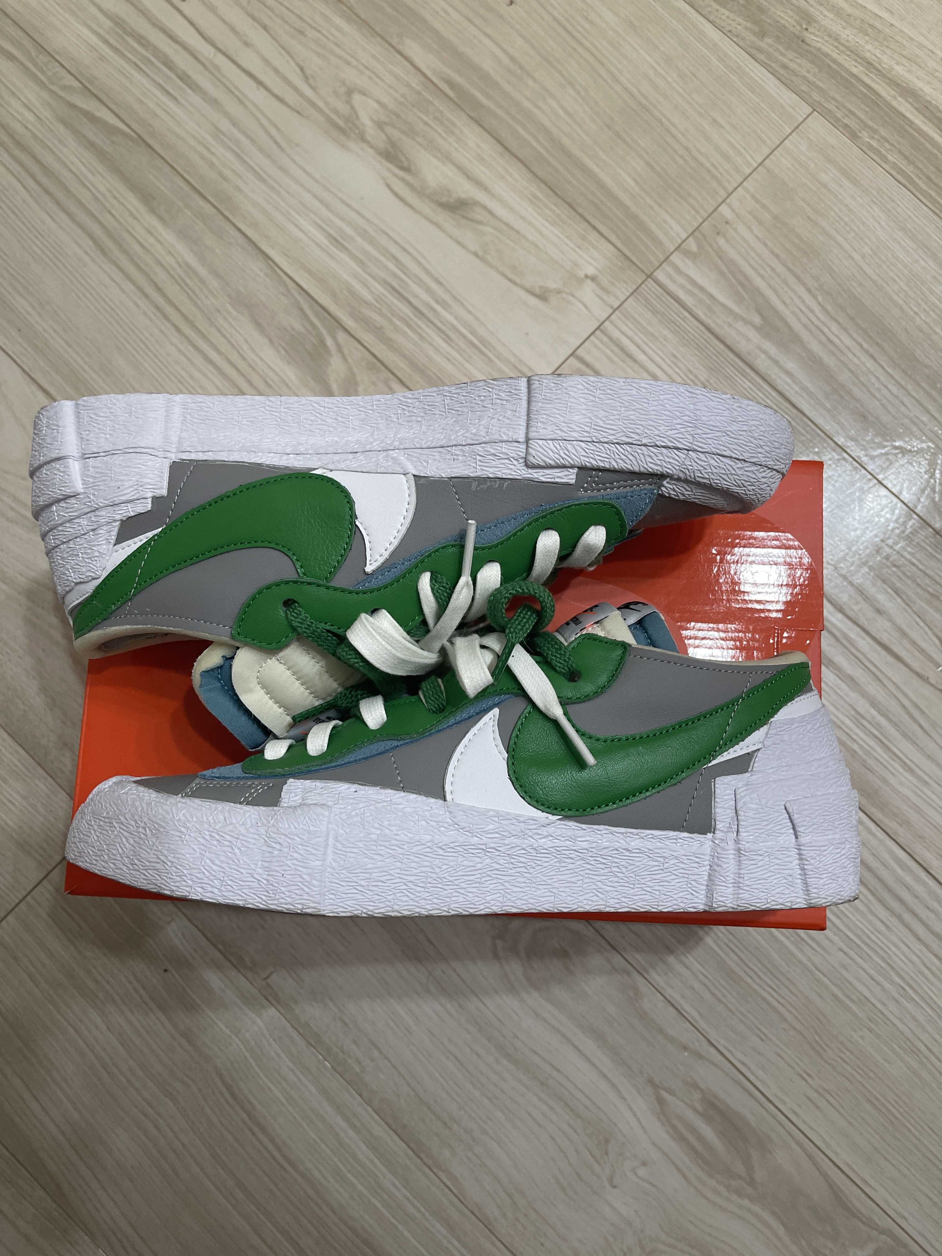 sacai × Nike Blazer Low "Classic Green"