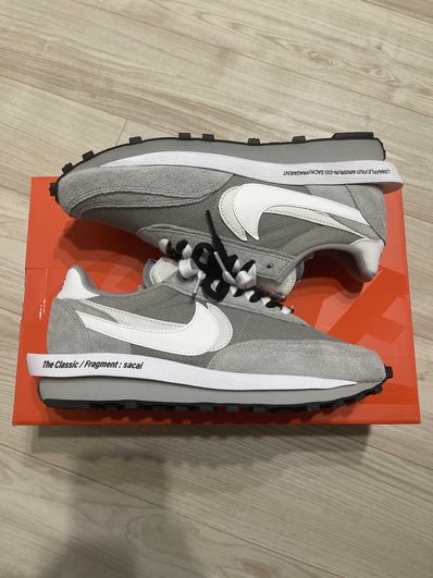Fragment × sacai × Nike LD Waffle "Light Smoke Grey"