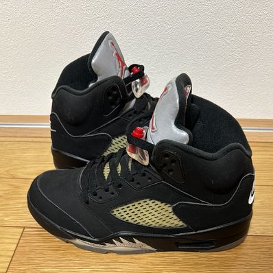 Nike Air Jordan 5 Retro OG "Black/Fire Red/Metallic Silver/White" (2016)