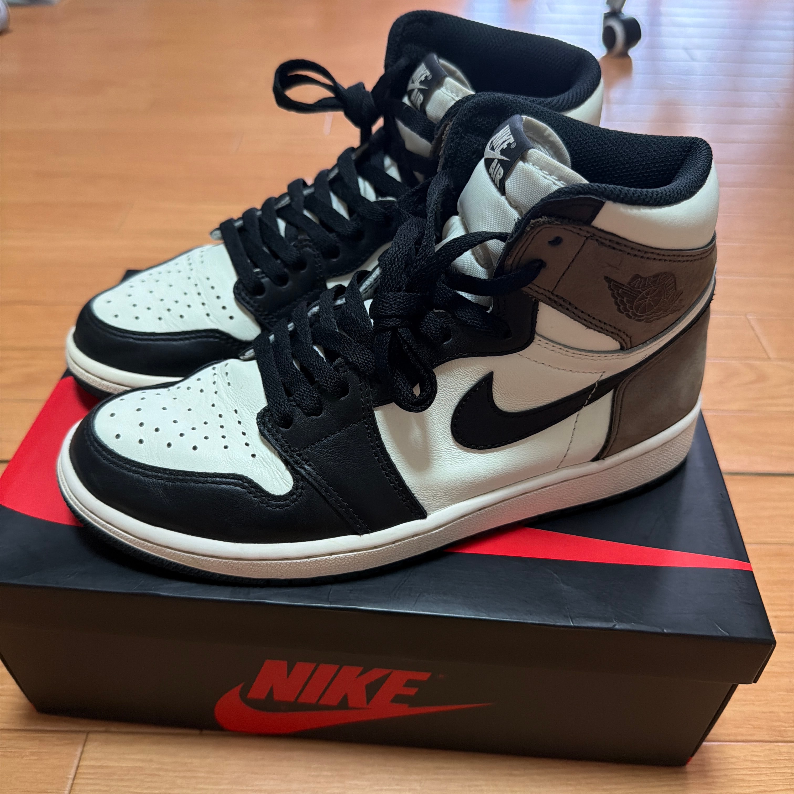 NIKEダークモカ26.5 ナイキ エアジョーダン1 ハイ OG 