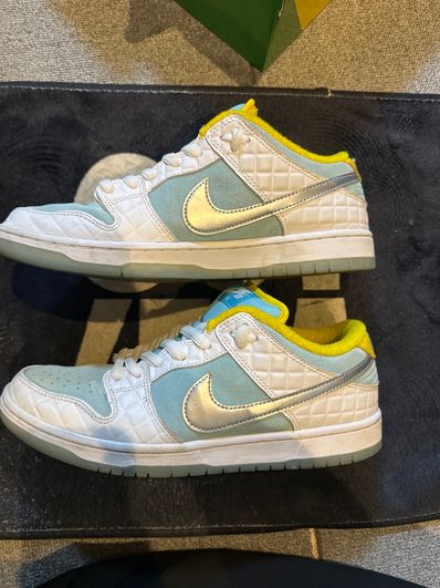 FTC × Nike SB Dunk Low "White/Blue"