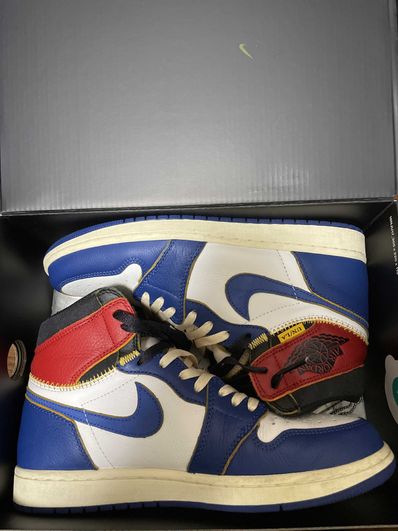 Union × Nike Air Jordan 1 Retro High OG NRG "Storm Blue/Varsity Red"