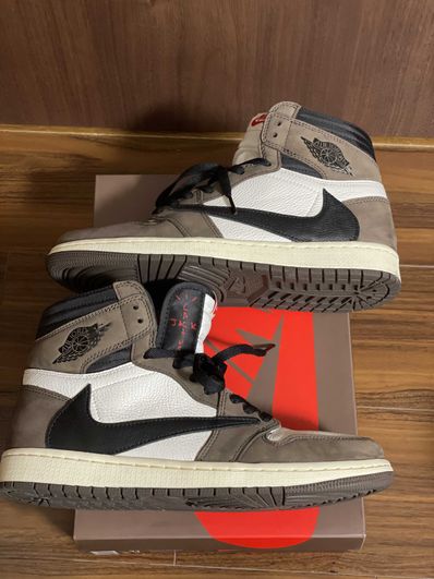 Travis Scott × Nike Air Jordan 1 Retro High OG TS SP "Sail/Dark Mocha"