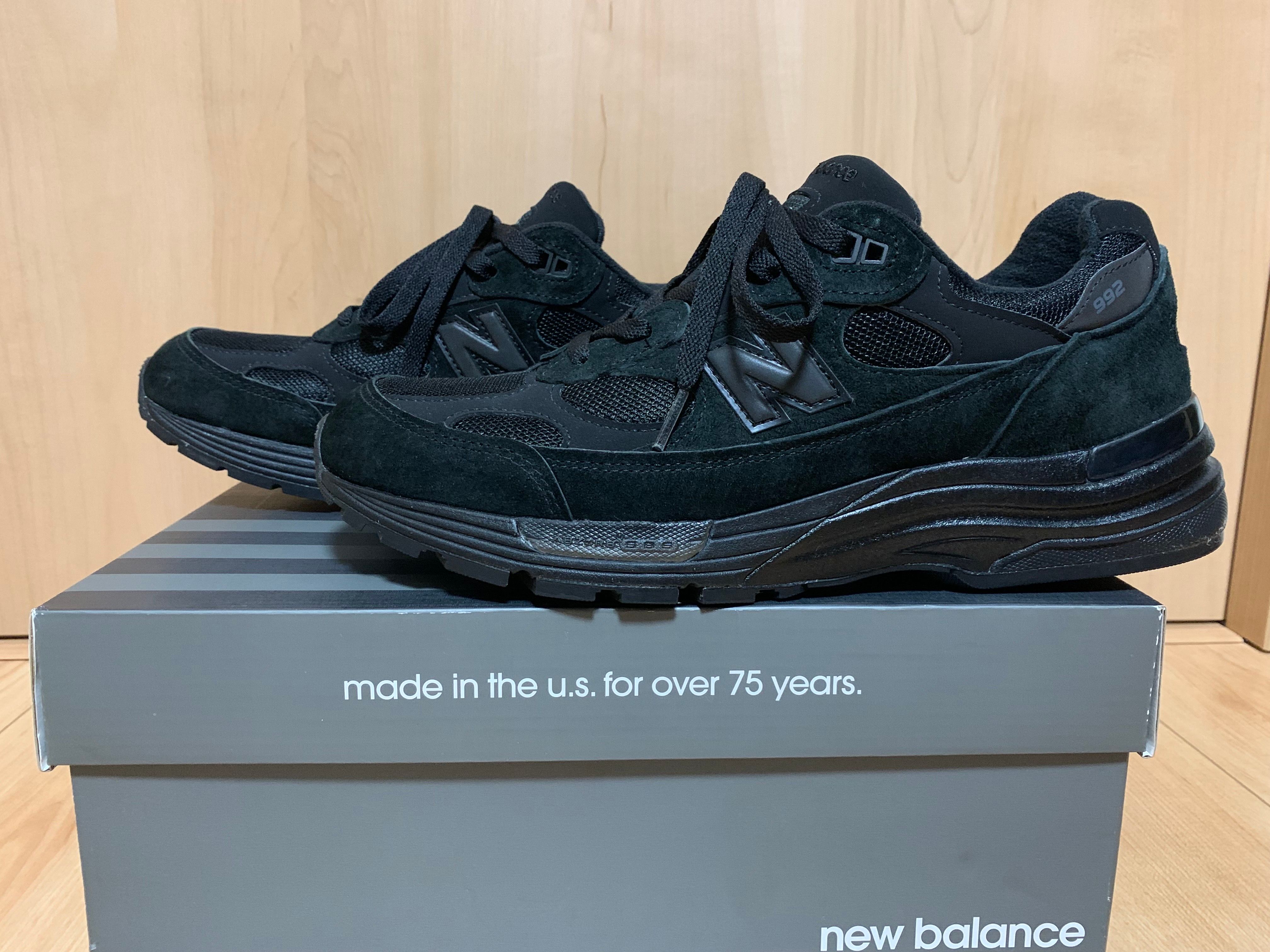 New Balance 992 "Triple Black"