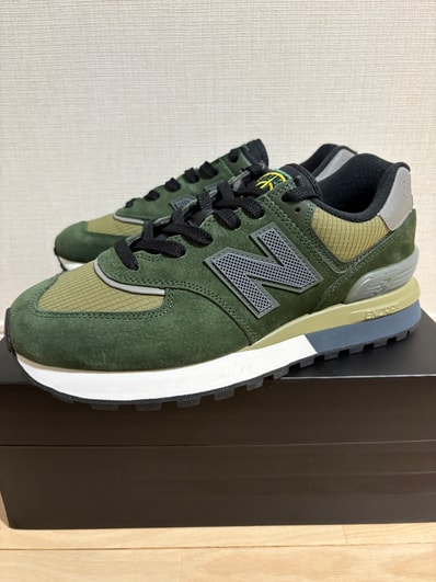 Stone Island × New Balance 574 Legacy "Dark Green"
